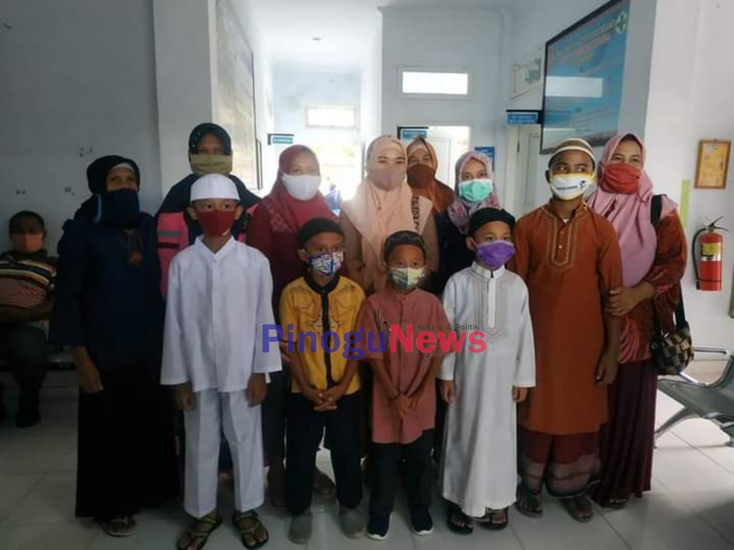 Anak-anak peserta sunat masal yang diselenggarakan oleh Dinas Kesehatan Bone Bolango (Foto: Istimewa)