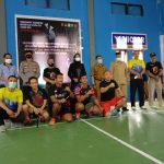 Bupati Indra Yasin Membuka Turnamen Badminton Cup 2021
