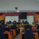 Suasana saat berlangsung rapat paripurna DPRD Kabupaten Bone Bolango