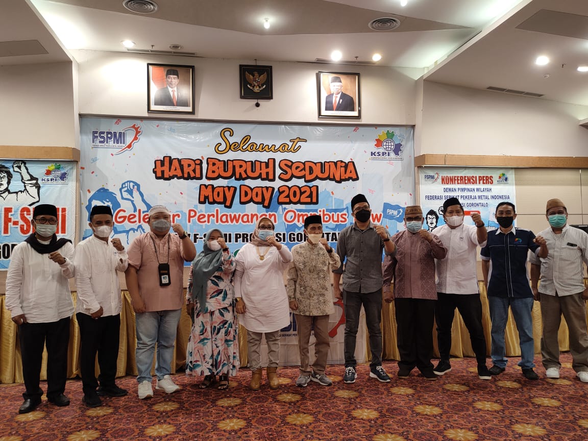 Peringatan hari Buruh (May Day) di Gorontalo Berlangsung aman